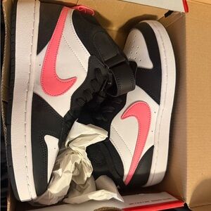 Nike Black and Pink Athletic Shoes